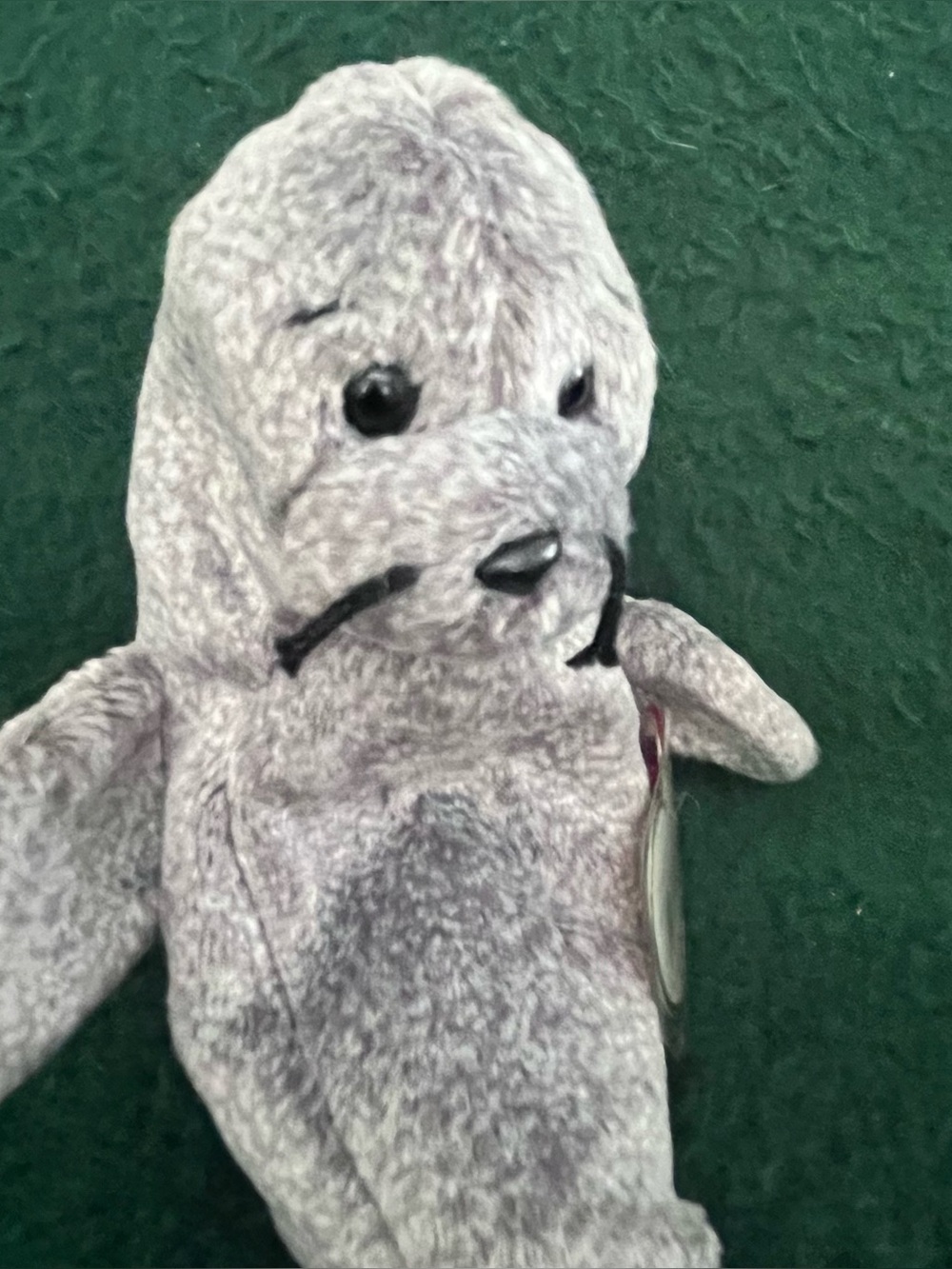 NWT 1999 Ty Slippery the Seal Beanie Baby